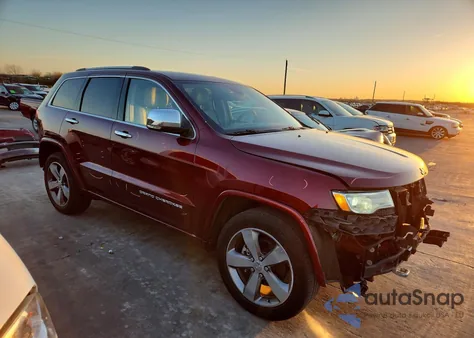 2016 Jeep Grand Cherokee Overland из США, поврежденный, VIN 1C4RJECG6GC321267